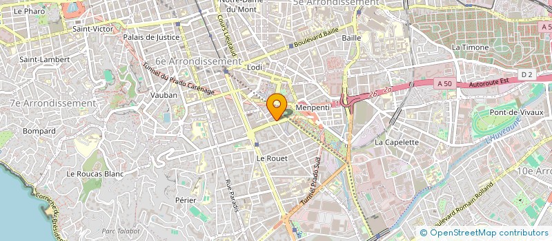 localisation de l'entreprise NADJUL à MARSEILLE