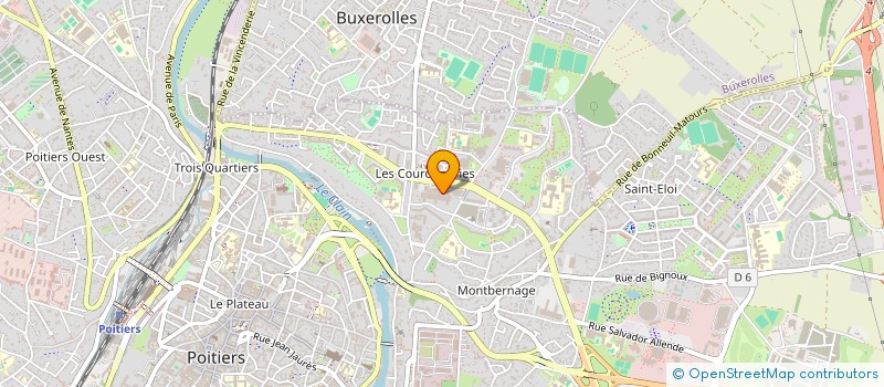 localisation de l'entreprise NADMEO à POITIERS