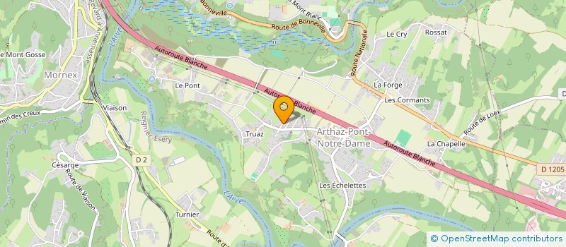 localisation de l'entreprise NADO  ARTHAZ-PONT-NOTRE-DAME