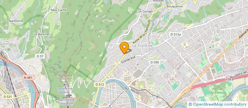 localisation de l'entreprise NADOLI  LA TRONCHE