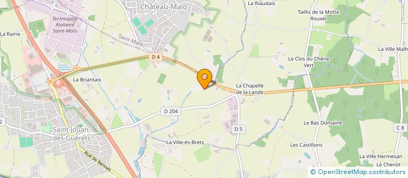 localisation de l'entreprise NADOLI  SAINT-JOUAN-DES-GUERETS