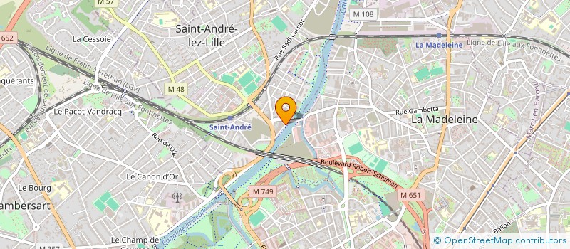 localisation de l'entreprise NADONIA  SAINT-ANDRE-LEZ-LILLE