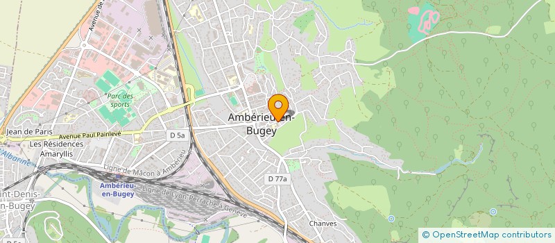 localisation de l'entreprise NADOR  AMBERIEU-EN-BUGEY