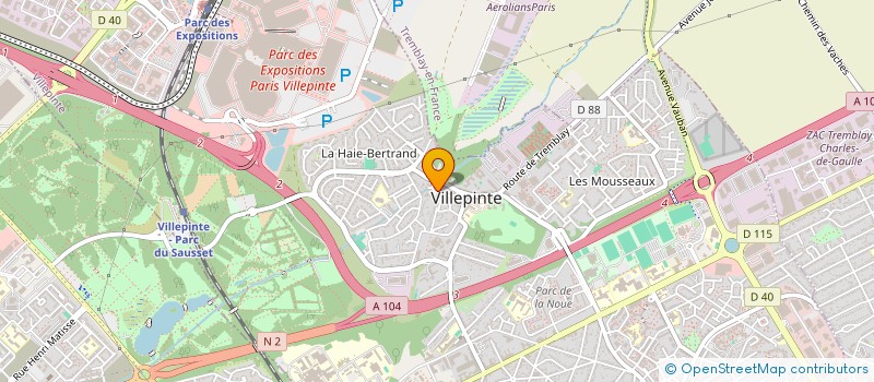 localisation de l'entreprise NADOUCHKA à VILLEPINTE