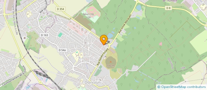 localisation de l'entreprise NADRAS  OSTRICOURT