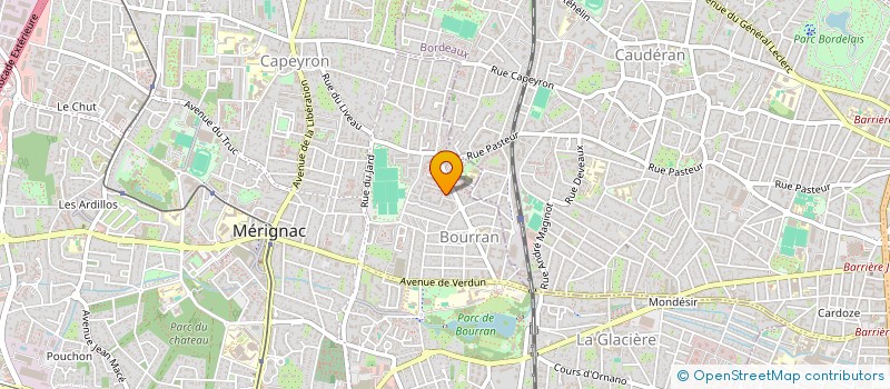 localisation de l'entreprise NADRI MOHAMMED  MERIGNAC