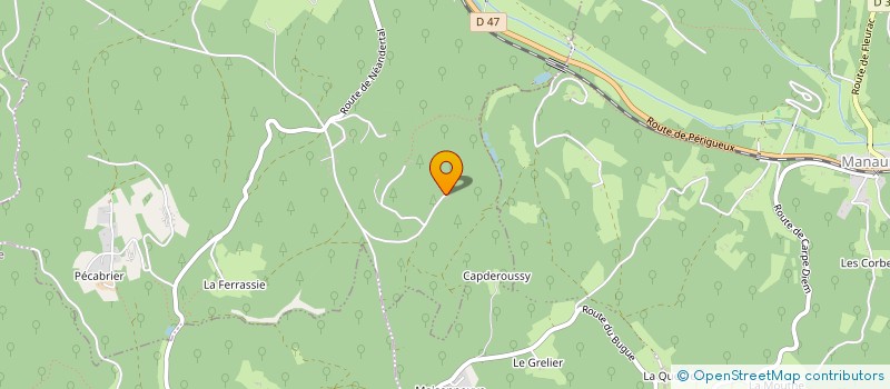 localisation de l'entreprise NADTHE  SAVIGNAC DE MIREMONT