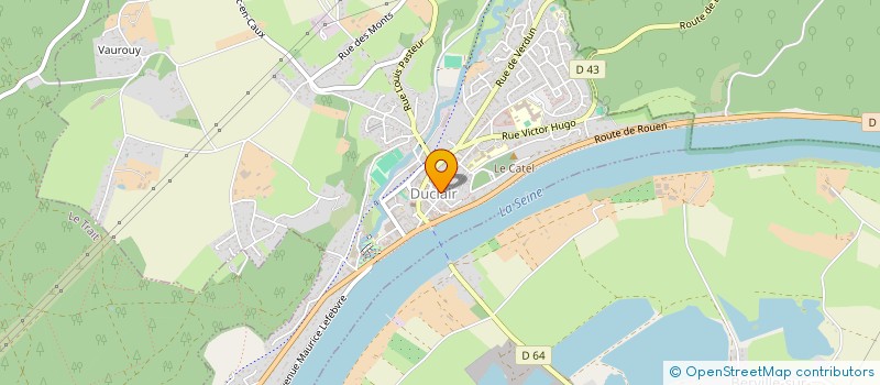 localisation de l'entreprise NADU  DUCLAIR