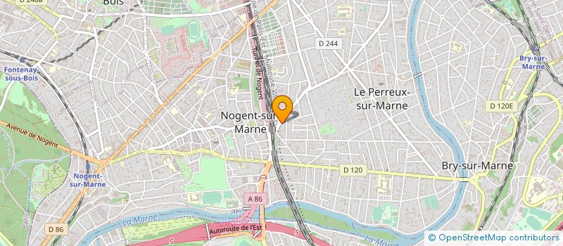 localisation de l'entreprise NADYA M à LE PERREUX-SUR-MARNE