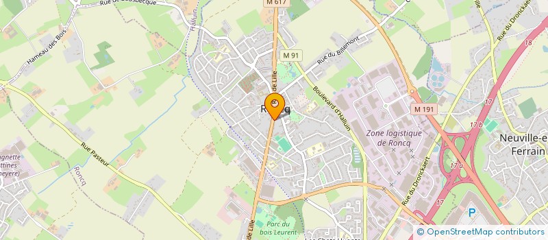 localisation de l'entreprise NAE à RONCQ