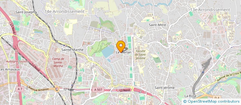 localisation de l'entreprise NAE à MARSEILLE