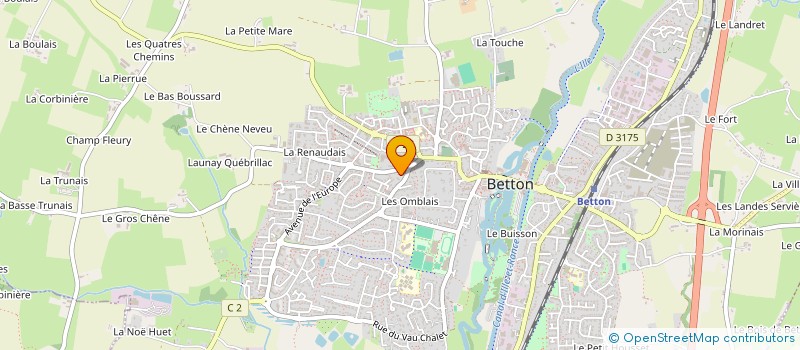 localisation de l'entreprise NAE  BETTON