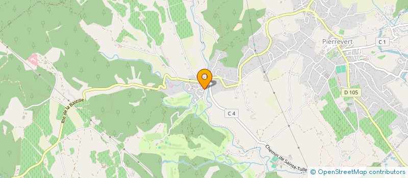 localisation de l'entreprise NAE  PIERREVERT