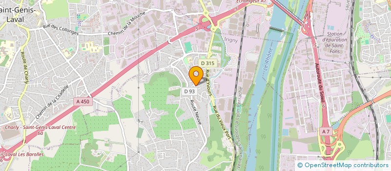 localisation de l'entreprise NAE  IRIGNY