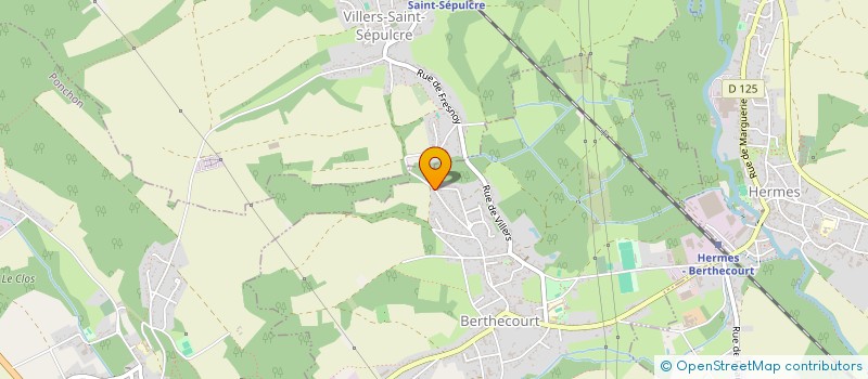 localisation de l'entreprise NAE DISTRIBUTION  BERTHECOURT