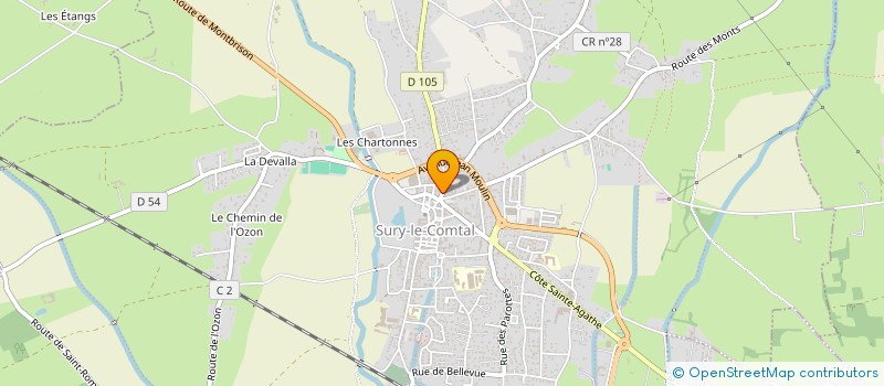 localisation de l'entreprise NAEI  SURY-LE-COMTAL