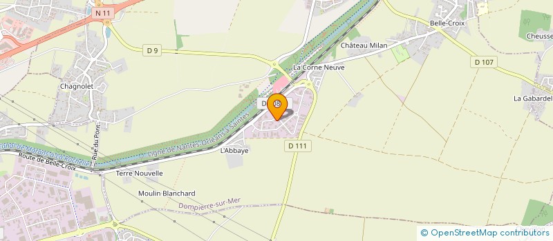 localisation de l'entreprise NAEL 17  DOMPIERRE-SUR-MER