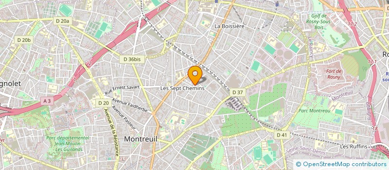 localisation de l'entreprise NAEL à MONTREUIL