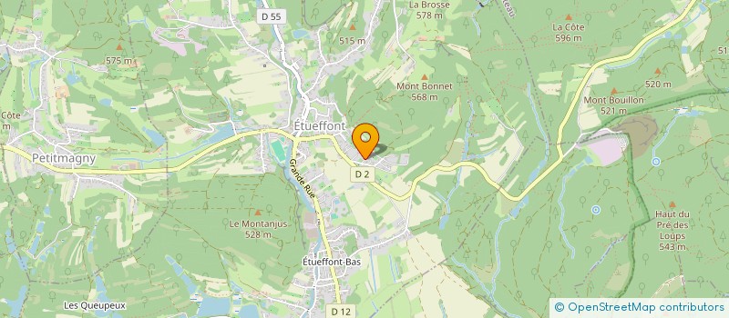 localisation de l'entreprise NAEL à ETUEFFONT