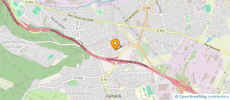 localisation de l'entreprise NAEL  FAMECK