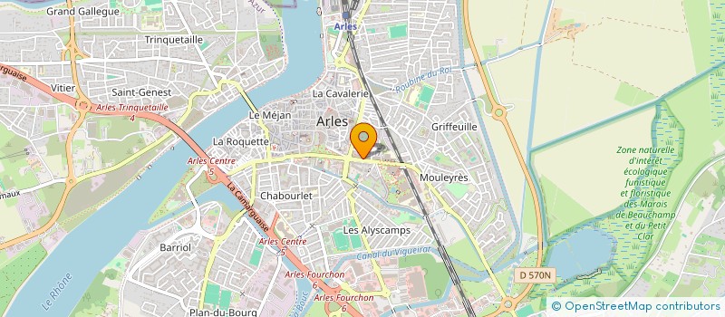 localisation de l'entreprise NAEL  ARLES