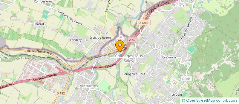 localisation de l'entreprise NAEL PATRIMOINE  COLLONGES-SOUS-SALEVE