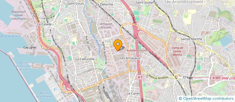 localisation de l'entreprise NAELANS  MARSEILLE