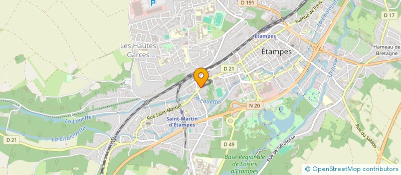 localisation de l'entreprise NAELLE TRANSPORTS ET SERVICES  ETAMPES