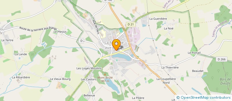 localisation de l'entreprise NAELYS à LA FERRIERE-AUX-ETANGS