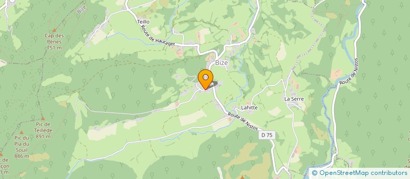 localisation de l'entreprise NAEMA  BIZE