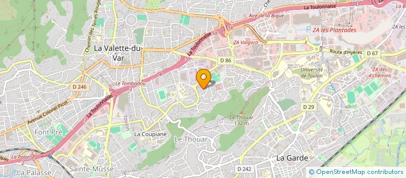 localisation de l'entreprise NAEMY  LA VALETTE-DU-VAR