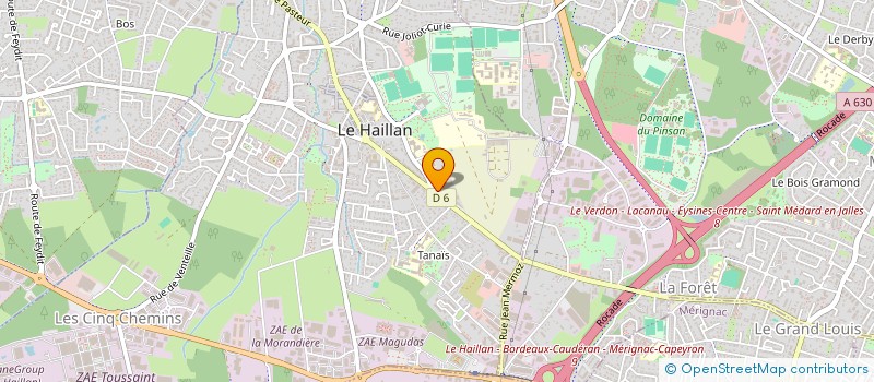localisation de l'entreprise NAES à LE HAILLAN