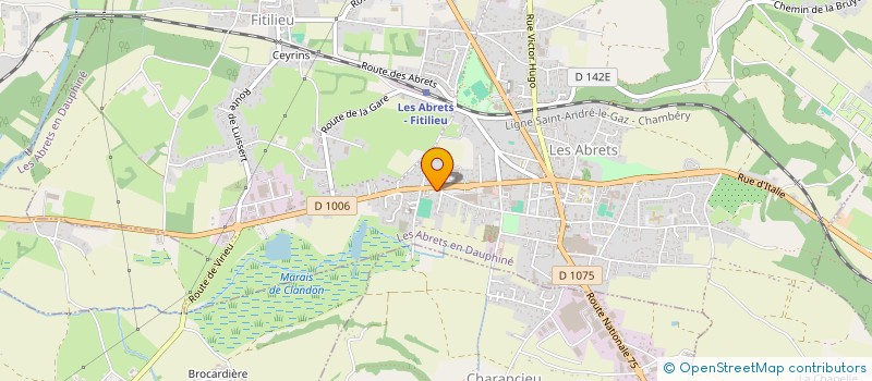 localisation de l'entreprise NAF GENERALE  LES ABRETS EN DAUPHINE