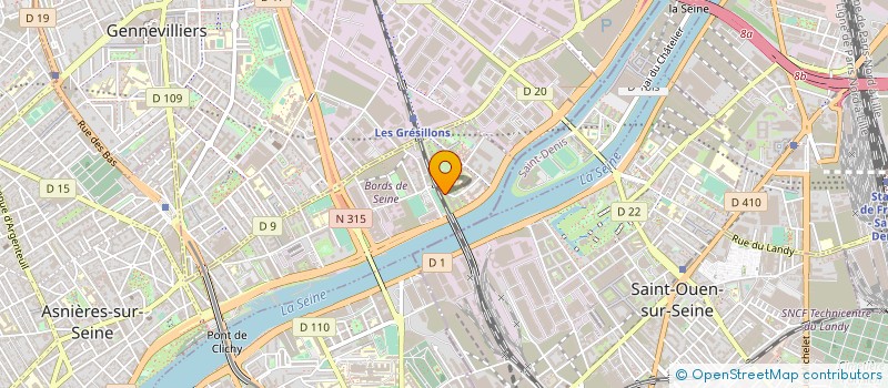 localisation de l'entreprise NAF NAF MANCO  ASNIERES-SUR-SEINE