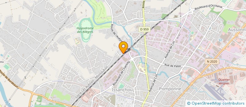 localisation de l'entreprise NAFA  MONTAUBAN