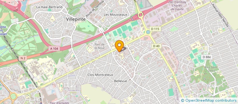 localisation de l'entreprise NAFA CONCEPT à VILLEPINTE