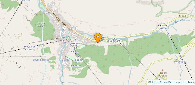 localisation de l'entreprise NAFAA AMAL  VAL-D ISERE