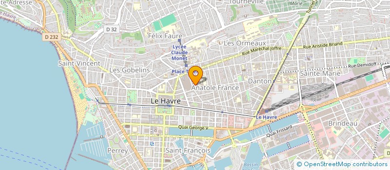 localisation de l'entreprise NAFALL VISION SOLIDAIRE  LE HAVRE