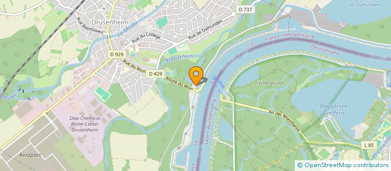 localisation de l'entreprise NAFAMO  DRUSENHEIM