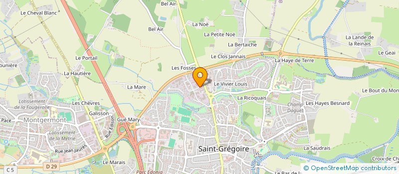 localisation de l'entreprise NAFASI à LA MEZIERE