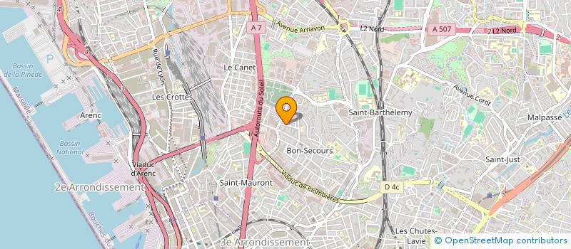 localisation de l'entreprise NAFASSI à MARSEILLE