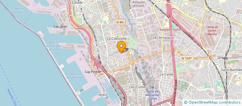 localisation de l'entreprise NAFATI LAKHEZOUM LAKDAR à MARSEILLE