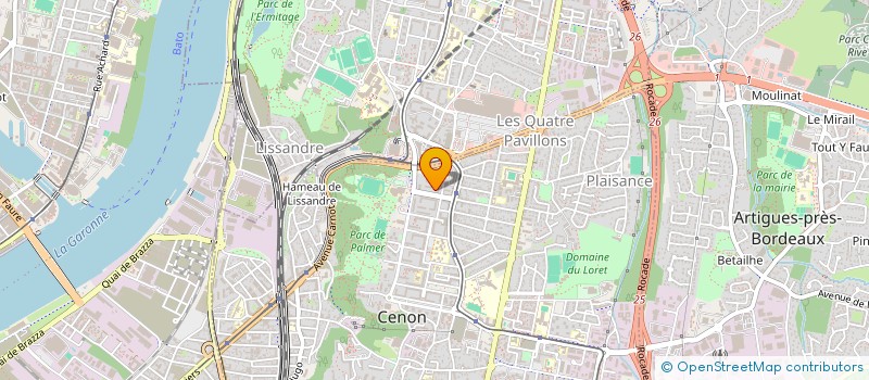 localisation de l'entreprise NAFAUTO  LORMONT