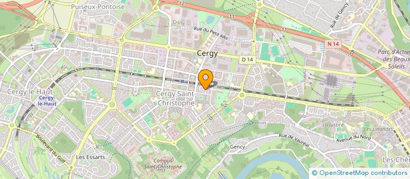 localisation de l'entreprise NAFAYA  CERGY