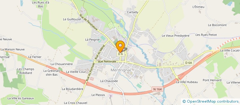 localisation de l'entreprise NAFEEMAIN  MERDRIGNAC