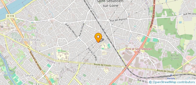 localisation de l'entreprise NAFEL J  SAINT-SEBASTIEN-SUR-LOIRE