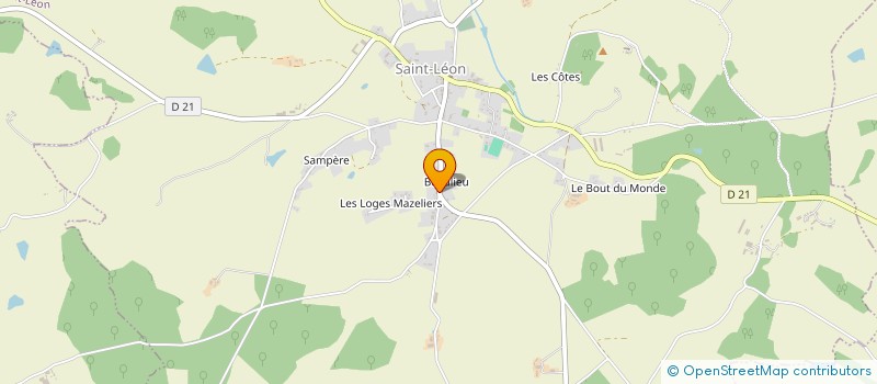 localisation de l'entreprise NAFFETAS THIERRY à SAINT-LEON