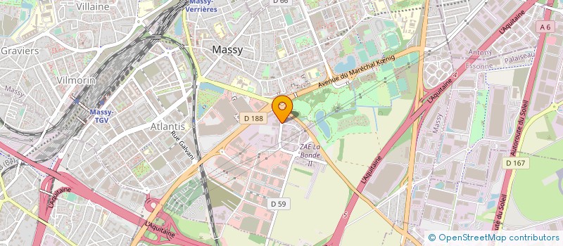 localisation de l'entreprise NAFI AUTO à MASSY
