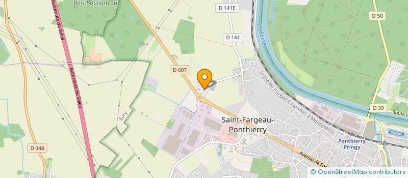 localisation de l'entreprise NAFI IMMO PONTHIERRY  SAINT-FARGEAU-PONTHIERRY