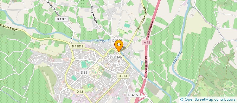 localisation de l'entreprise NAFIBENIN à PEZENAS